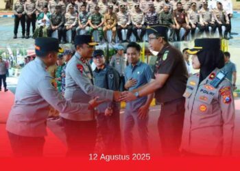 KUNJUNGAN SILAHTURAHMI KAPOLDA JAWA TIMUR DI KABUPATEN BANGKALAN