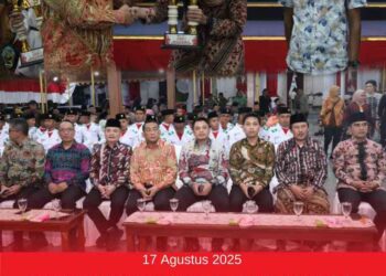 RESEPSI KENEGARAAN DALAM RANGKA PERINGATAN HARI ULANG TAHUN (HUT) KEMERDEKAAN REPUBLIK INDONESIA KE-80 TAHUN 2025 DI KABUPATEN BANGKALAN