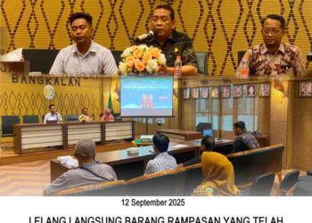 LELANG LANGSUNG BARANG RAMPASAN YANG TELAH MEMILIKI KEKUATAN HUKUM TETAP/INKRACHT KEJAKSAAN NEGERI BANGKALAN