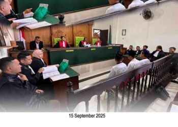 SIDANG KEDUA TERHADAP 3 (TIGA) ORANG TERDAKWA ‘SR’, ‘AY’ DAN ‘MI’ PADA PERKARA DUGAAN TINDAK PIDANA DI BIDANG CUKAI DENGAN AGENDA PEMBUKTIAN (PEMERIKSAAN SAKSI)