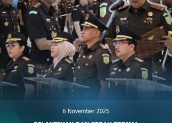PELANTIKAN DAN SERAH TERIMA JABATAN ESELON III DI WILAYAH KEJAKSAAN TINGGI JAWA TIMUR