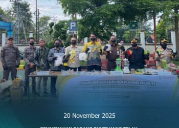 PEMUSNAHAN BARANG BUKTI YANG TELAH MEMPUNYAI KEKUATAN HUKUM TETAP KEJAKSAAN NEGERI BANGKALAN