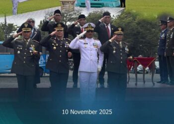 UPACARA PERINGATAN HARI PAHLAWAN NASIONAL TAHUN 2025 DI KABUPATEN BANGKALAN