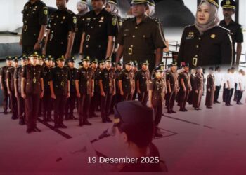 UPACARA PERINGATAN HARI BELA NEGARA KE 77 TAHUN 2025 DI KEJAKSAAN NEGERI BANGKALAN
