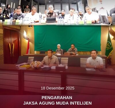PENGARAHAN JAKSA AGUNG MUDA INTELIJEN