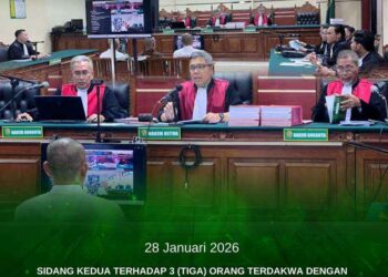 SIDANG KEDUA PERKARA DUGAAN TINDAK PIDANA KORUPSI DALAM PENYERTAAN MODAL BUMD / PD. SUMBER DAYA KABUPATEN BANGKALAN KEPADA UD. MABRUQ RMS TAHUN ANGGARAN 2019 DENGAN AGENDA SIDANG PEMBACAAN DAKWAAN