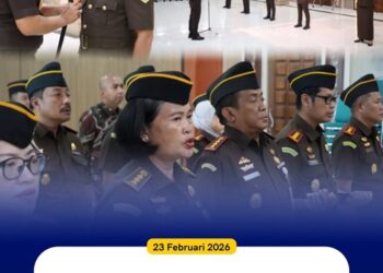 PELANTIKAN DAN PENGAMBILAN SUMPAH JABATAN PEJABAT ESELON III KEJAKSAAN TINGGI JAWA TIMUR