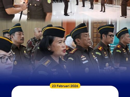 PELANTIKAN DAN PENGAMBILAN SUMPAH JABATAN PEJABAT ESELON III KEJAKSAAN TINGGI JAWA TIMUR