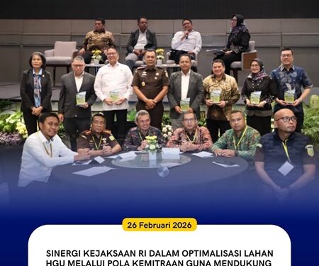 SEMINAR NASIONAL DENGAN TEMA “PERANAN KEJAKSAAN RI DALAM PEMANFAATAN LAHAN HGU BAGI PENINGKATAN EKONOMI KERAKYATAN MELALUI POLA KEMITRAAN SEBAGAI BENTUK DUKUNGAN PELAKSANAAN PROGRAM KETAHANAN PANGAN BERKELANJUTAN”