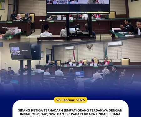 SIDANG KETIGA PD. SUMBER DAYA KABUPATEN BANGKALAN DALAM PENYERTAAN MODAL KEPADA PT. TONDUK MAJENG MADURA TAHUN 2020 DAN TAHUN 2021 DENGAN AGENDA PEMBUKTIAN OLEH JPU