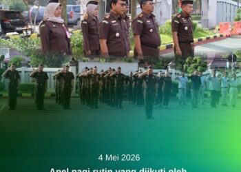 APEL PAGI RUTIN KEJAKSAAN NEGERI BANGKALAN HARI SENIN, TANGGAL 4 MEI 2026