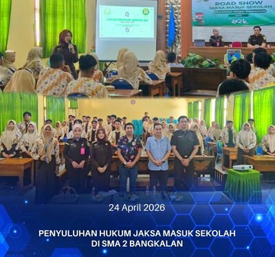 PENYULUHAN HUKUM PROGRAM JAKSA MASUK SEKOLAH (JMS) DENGAN TEMA “BULLYING DAN NARKOTIKA” DI SMA 2 BANGKALAN