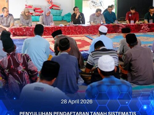 PENYULUHAN PENDAFTARAN TANAH SISTEMATIS LENGKAP (PTSL) TAHUN 2026 DI DESA TAMBAK POCOK KECAMATAN TANJUNG BUMI