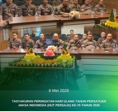 ZOOM MEETING PERINGATAN HARI ULANG TAHUN PERSATUAN JAKSA INDONESIA (HUT PERSAJA) KE-75 TAHUN 2026