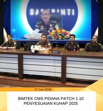 BIMBINGAN TEKNIS APLIKASI CASE MANAGEMENT SYSTEM (CMS) PIDANA UMUM DAN PIDANA TERKAIT PENYESUAIAN KUHAP TAHUN 2025