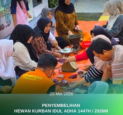 PENYEMBELIHAN HEWAN KURBAN IDUL ADHA 1447H / 2026M DI KEJAKSAAN NEGERI BANGKALAN