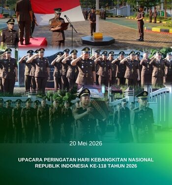 UPACARA PERINGATAN HARI KEBANGKITAN NASIONAL REPUBLIK INDONESIA KE-118 TAHUN 2026 DI KEJAKSAAN NEGERI BANGKALAN