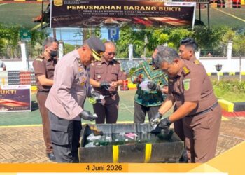 PEMUSNAHAN BARANG BUKTI YANG TELAH MEMPUNYAI KEKUATAN HUKUM TETAP PADA KEJAKSAAN NEGERI BANGKALAN TAHUN 2026