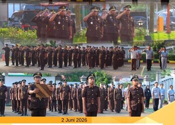 UPACARA PERINGATAN HARI LAHIR PANCASILA TAHUN 2026 DI KEJAKSAAN NEGERI BANGKALAN