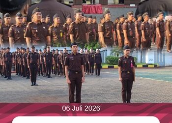 APEL PAGI RUTIN KEJAKSAAN NEGERI BANGKALAN HARI SENIN, TANGGAL 06 JULI 2026