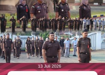 APEL PAGI RUTIN KEJAKSAAN NEGERI BANGKALAN HARI SENIN, TANGGAL 13 JULI 2026
