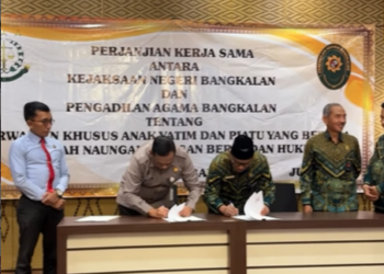 PERJANJIAN KERJA SAMA KEJAKSAAN NEGERI BANGKALAN DENGAN PENGADILAN AGAMA BANGKALAN TENTANG PERWALIAN KHUSUS ANAK YATIM YANG BERADA DI BAWAH NAUNGAN YAYASAN BERBADAN HUKUM