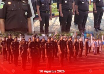 APEL PAGI RUTIN KEJAKSAAN NEGERI BANGKALAN SENIN, TANGGAL 10 AGUSTUS 2026