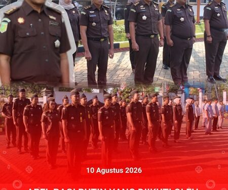 APEL PAGI RUTIN KEJAKSAAN NEGERI BANGKALAN SENIN, TANGGAL 10 AGUSTUS 2026