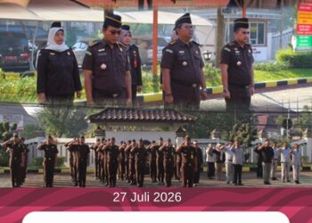 APEL PAGI RUTIN KEJAKSAAN NEGERI BANGKALAN SENIN, TANGGAL 27 JULI 2026