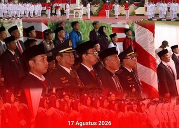 UPACARA PENURUNAN BENDERA MERAH PUTIH MEMPERINGATI HARI ULANG TAHUN (HUT) KEMERDEKAAN REPUBLIK INDONESIA KE-81 TAHUN 2026