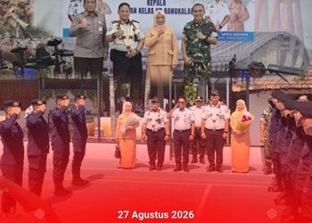 SERAH TERIMA JABATAN DAN PISAH SAMBUT KEPALA RUTAN KELAS IIB BANGKALAN