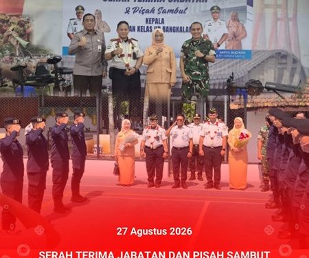 SERAH TERIMA JABATAN DAN PISAH SAMBUT KEPALA RUTAN KELAS IIB BANGKALAN